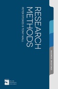Cover: Research Methods - Bloomsbury Academic