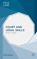 Cover: Court and Legal Skills - Red Globe Press