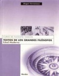 Bild: Textos de los grandes fil&oacute;sofos - Herder Editorial