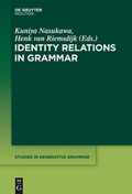 Cover: Identity Relations in Grammar - De Gruyter Mouton