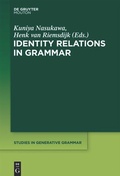 Cover: Identity Relations in Grammar - De Gruyter Mouton