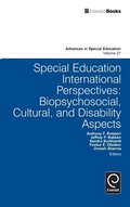 Cover: Special Education International Perspectives - Emerald Group Publishing Limited