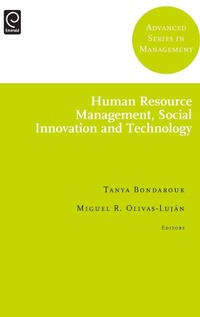 Enlarge image Cover: Human Resource Management, Social Innovation and Technology - Emerald Group Publishing Limited