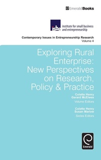 Enlarge image Cover: Exploring Rural Enterprise - Emerald Group Publishing Limited