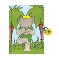 Cover: Babar's Yoga Locked Diary - Galison