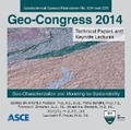 Cover: Geo-Congress 2014 Technical Papers and Keynote Lectures - American Society of Civil Engineers