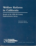Cover: Welfare Reform in California - RAND