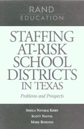 Cover: Staffing At-risk School Districts in Texas - RAND