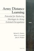 Cover: Army Distance Learning - RAND