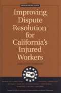 Cover: Improving Dispute Resolution for California's Injured Workers - RAND