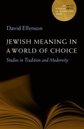 Cover: Jewish Meaning in a World of Choice - Jewish Publication Society