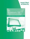 Cover: Solutions Key for Hoggatt/Shank's C21 Integrated Computer Applications with Document Formatting, 8th - South-Western
