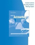 Cover: Recycling Problems Working Papers for Gilbertson/Lehman's Century 21 Accounting: Multicolumn Journal, 9th - South Western Educational Publishing