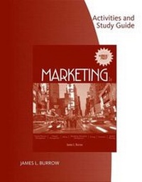 Enlarge image Cover: Activities and Study Guide for Burrow's Marketing, 3rd - South Western Educational Publishing