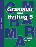 Cover: Grammar & Writing Student Textbook Grade 5 2nd Edition 2014 - Stephen Hake Grammar