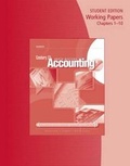 Cover: Working Papers, Chapters 1-10 for Gilbertson/Lehman/Passalacqua/Ross' Century 21 Accounting: Advanced, 9th - Cengage Learning, Inc
