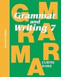 Cover: Grammar & Writing Student Textbook Grade 7 2nd Edition 2014 - Stephen Hake Grammar