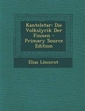 Cover: Kanteletar - Nabu Press