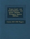 Cover: Franz Liszt - Nabu Press