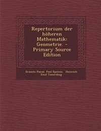 Enlarge image Cover: Repertorium Der Hoheren Mathematik - Nabu Press