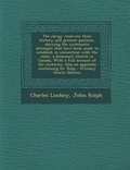 Cover: The Clergy Reserves - Nabu Press
