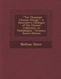 Cover: ...Ten Thousand Chinese Things. - Nabu Press