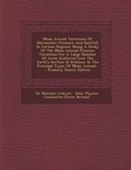Cover: Mean Annual Variations of Barometric Pressure and Rainfall in Certain Regions - Nabu Press