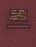 Cover: Morphy's Games - Nabu Press