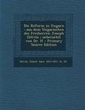 Cover: Die Reform in Ungarn - Nabu Press