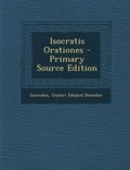 Cover: Isocratis Orationes - Primary Source Edition - Nabu Press