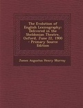 Cover: The Evolution of English Lexicography - Nabu Press