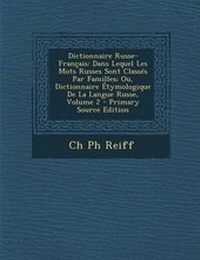 Abbildung von: Dictionnaire Russe-Francais - Nabu Press