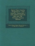 Cover: Santa Clara County Progressive - Nabu Press
