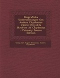 Cover: Biografiska Undersoekninger Om Anders Chydenius - Nabu Press