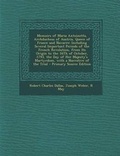 Cover: Memoirs of Maria Antoinetta, Archduchess of Austria, Queen of France and Navarre - Nabu Press