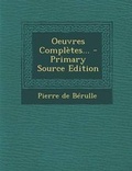 Cover: Oeuvres Completes... - Primary Source Edition - Nabu Press