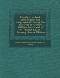 Cover: Family Tree Book - Nabu Press