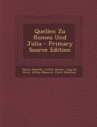 Enlarge image Cover: Quellen Zu Romeo Und Julia - Primary Source Edition - Nabu Press