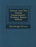 Cover: Science and the Human Temperament - Nabu Press