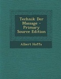 Cover: Technik Der Massage - Primary Source Edition - Nabu Press