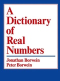 Cover: A Dictionary Of Real Numbers - Kluwer Academic Publishers