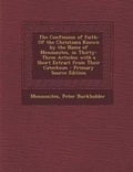 Cover: The Confession of Faith - Nabu Press