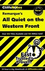 Cover: CliffsNotes on Remarque's All Quiet on the Western Front - Cliffs Notes