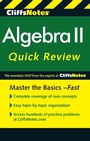 Cover: CliffsNotes Algebra II Quick Review, 2nd Edition - Cliffs Notes