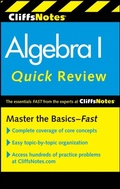 Cover: CliffsNotes Algebra I Quick Review, 2nd Edition - Cliffs Notes