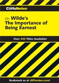 Cover: CliffsNotes on Wilde's The Importance of Being Earnest - Cliffs Notes