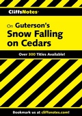 Cover: CliffsNotes on Guterson's Snow Falling on Cedars - Cliffs Notes