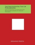 Cover: The Panchatantra-Text of Purnabhadra - Literary Licensing, LLC