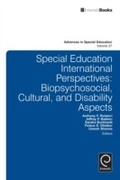 Cover: Special Education International Perspectives - Emerald Publishing Limited