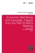 Cover: Economic Well-Being and Inequality - Emerald Publishing Limited